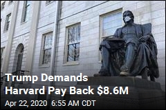 Trump Demands Harvard Pay Back $8.6M