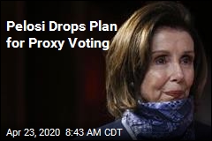 Pelosi Drops Plan for Proxy Voting
