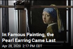 In Famous Painting, the Pearl Earring Came Last