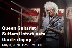 Queen Guitarist Suffers Bizarre Garden Injury