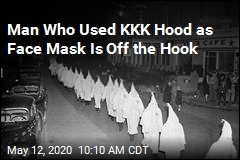 No Charges for Man Who Shopped in KKK Hood