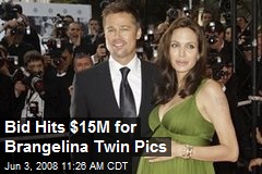 Bid Hits $15M for Brangelina Twin Pics