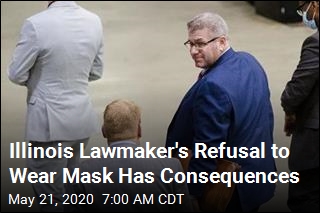 Illinois Lawmaker Removed for Refusing to Wear Mask