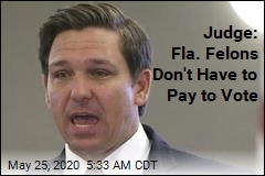Judge: Fla. Felons Don&#39;t Have to Pay to Vote