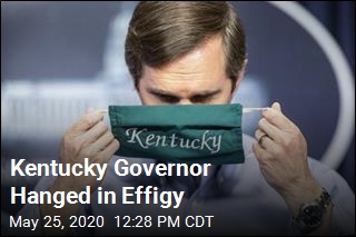 Kentucky Governor Hanged in Effigy