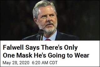 Falwell Designs Mask to Mock Virginia Governor