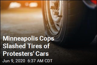 Minneapolis Cops Slashed Tires During Protests