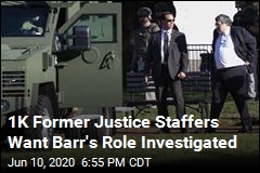 Former Justice Staffers Call for an Investigation of Barr