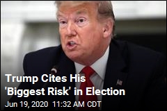 Trump Cites His &#39;Biggest Risk&#39; in Election