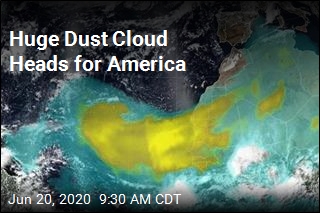 Huge Dust Cloud Heads for America