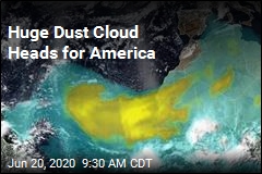 Huge Dust Cloud Heads for America