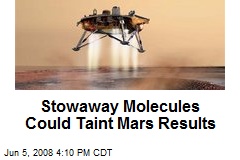 Stowaway Molecules Could Taint Mars Results