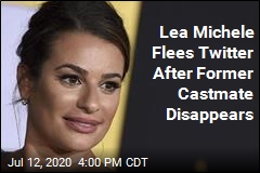 Lea Michele Flees Twitter After Former Castmate Disappears