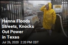 Hanna Drenches Texas Amid Virus Crisis