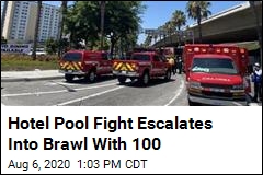 Brawl at Hotel Pool Involves 100 People