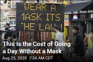 This Is the Cost of Going a Day Without a Mask
