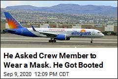 He Asked Crew Member to Wear a Mask. He Got Booted