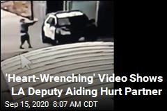 Ambushed LA Deputy Seen Helping Partner in New Video