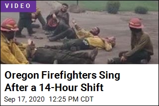 These Firefighters Are Spent, but They Muster a Song