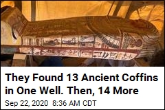 Inside 2 Egyptian Wells, Dozens of Ancient Coffins