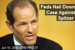 Feds Nail Down Case Against Spitzer