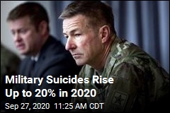 Military Suicides Rise Up to 20% in 2020