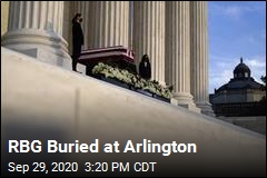 RBG Buried at Arlington