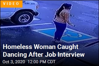 Homeless Woman Scores Job, Does &#39;Happy Dance&#39;