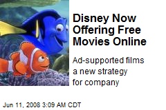 Disney Now Offering Free Movies Online