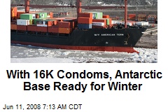 With 16K Condoms, Antarctic Base Ready for Winter