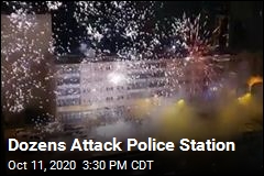 Dozens Attack Police Station