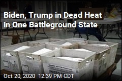 Biden, Trump in Dead Heat in One Battleground State