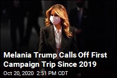 With a &#39;Lingering Cough,&#39; Melania Trump Cancels Campaign Trip