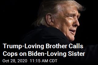 Trump-Loving Brother Calls Cops on Biden-Loving Sister
