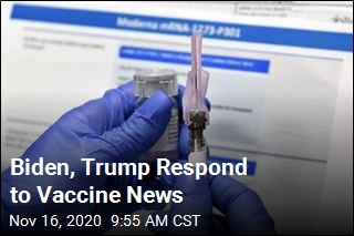 Biden, Trump Respond to Vaccine News