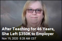 Professor Leaves $350K to University She Worked At