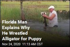 Florida Man Explains Why He Wrestled Alligator for Puppy