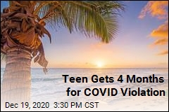 Teen Gets 4 Months for COVID Violation
