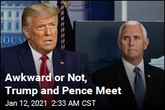 Trump and Pence Thaw Enough to Chat