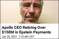 Apollo CEO Retiring Over $158M in Epstein Payments