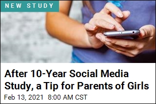 After 10-Year Social Media Study, a Tip for Parents of Girls