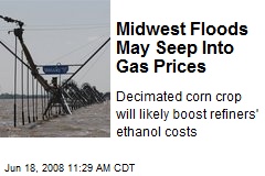 Midwest Floods May Seep Into Gas Prices