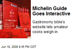 Michelin Guide Goes Interactive