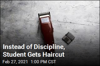 Instead of Discipline, Student Gets Haircut