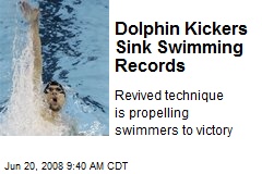 Dolphin Kickers Sink Swimming Records