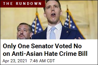 Hawley Was Only Holdout on Anti-Asian Hate Crime Bill