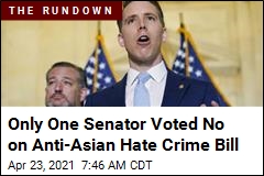 Hawley Was Only Holdout on Anti-Asian Hate Crime Bill