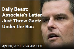 Report: Greenberg Letter States Gaetz Had Sex With 17-Year-Old
