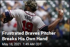Atlanta Braves Pitcher Punches Bench, Breaks Hand