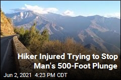 Hiker Injured Trying to Stop Man&#39;s 500-Foot Plunge